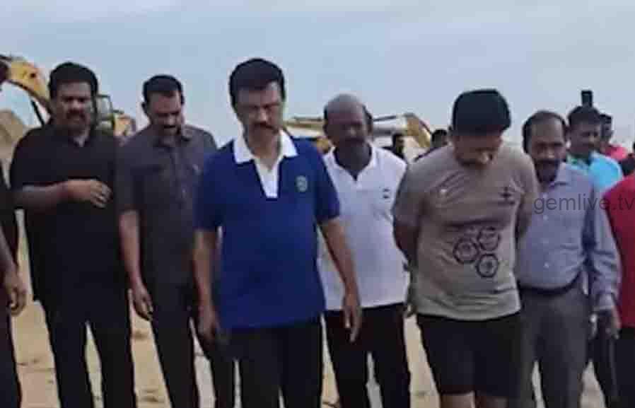 முகத்துவாரத்தில் நடைபெற்றுவரும் பணிகளை பார்வையிட்டார் – மு.க.ஸ்டாலின்.!