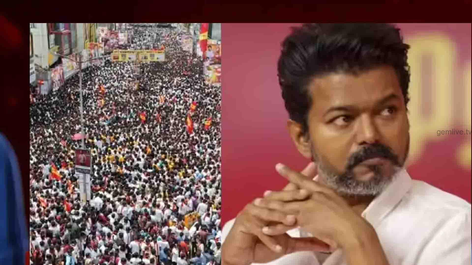 Tiruvottiyur : விஜயை கைது செய்ய வலியுறுத்தி போஸ்டர்கள்..!