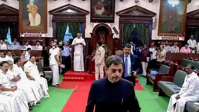 ஆளுநர் வெளிநடப்பு செய்ததைக் குறித்து முதல்வர் கடும் கண்டனம்.!