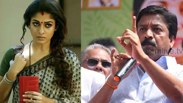 ‘நயன்தாரா வேணும்..’ : C.V.சண்முகம் வருத்தம்.!