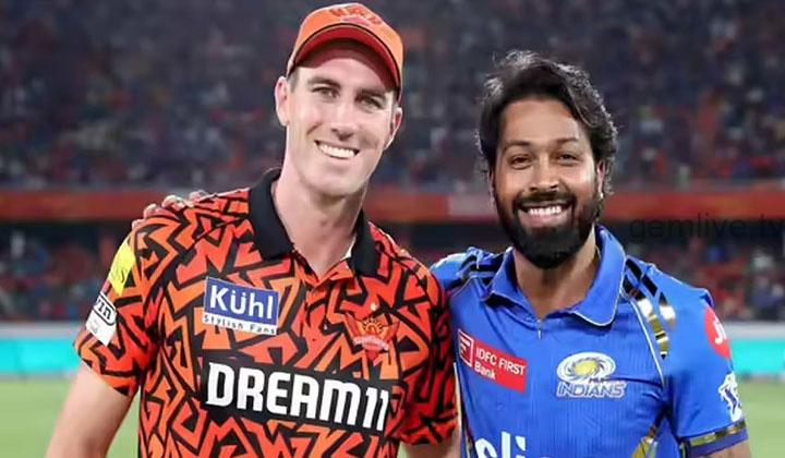 மும்பை இந்தியன்ஸ் VS சன்ரைசர்ஸ் ஐதராபாத் அணிகள் இன்று மோதல்.!