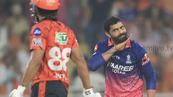 ஐதராபாத்தை வீழ்த்தி ராஜஸ்தான் அணி வெற்றி..!