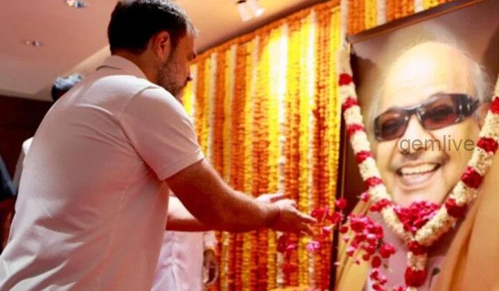 விளிம்புநிலை மக்களின் உரிமைகளுக்காக போராடியவர் கலைஞர் – ராகுல் காந்தி புகழாரம்.!