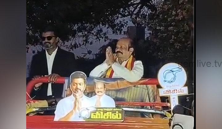 வெற்றி பெற்றதற்கு நேரில் சென்று மக்களுக்கு நன்றி தெரிவித்தார் : விஸ்.பாபு.!
