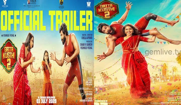 ‘கட்டா குஸ்தி 2’ டிரெய்லர் வெளியீடு – ஜூலை 3-ல் திரைக்கு வருகிறது!