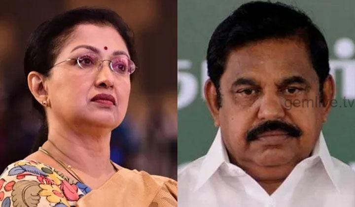 அதிமுகவுக்கு அடுத்தடுத்த அதிர்ச்சி..!  கவுதமி வெளியேற காரணம் என்ன.?
