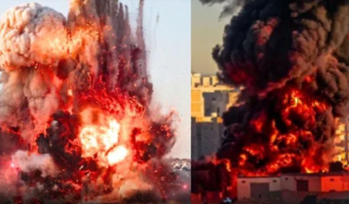 வாணவேடிக்கை ஆலை வெடித்துச் சிதறி முழுமையாக தரைமட்டம்.. கால்நடைகள் பலி.!