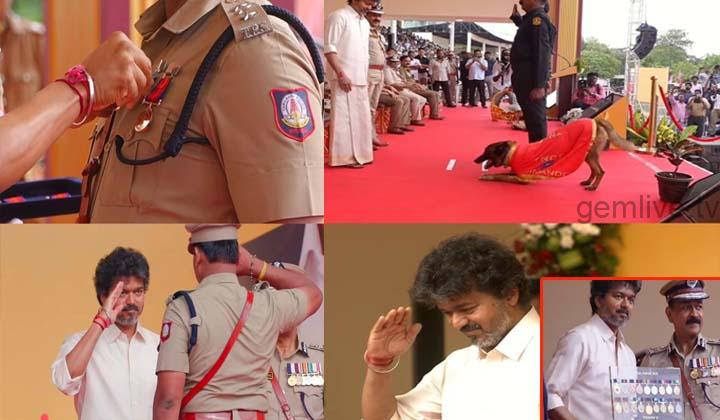 காவல்துறையினருக்கு முதலமைச்சர் பதக்கங்களை வழங்கினார் – முதல்வர் விஜய்!