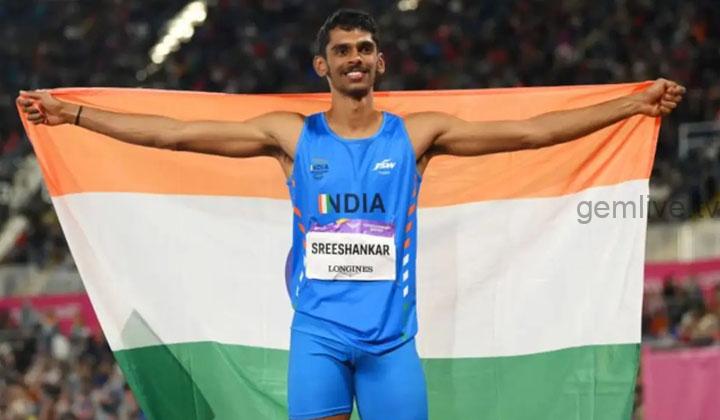 நீளம் தாண்டுதலில் மிரட்டிய முரளி ஸ்ரீசங்கர்.!