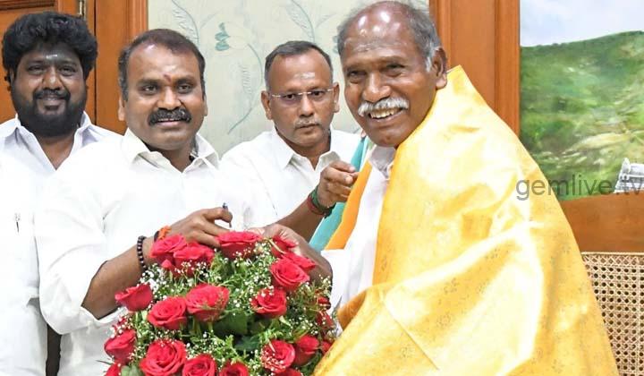 புதுச்சேரி முதலமைச்சரின் பிறந்தநாள் – மத்திய இணை அமைச்சர் எல்.முருகன் வாழ்த்து!