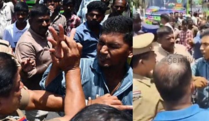 தவெக கூட்டணியில் விசிக அராஜகம்..போலீஸை அடித்த இளைஞர் கேள்வி.!
