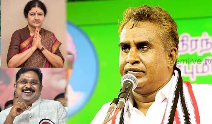 சசிகலா, தினகரனை அதிமுகவில் சேர்க்க வலியுறுத்தி எஸ்.பி.வேலுமணி பேட்டி!