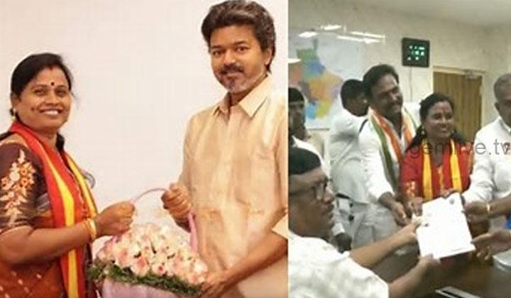 தவெக வேட்பாளர் மரகதம் குமரவேலுக்கு சிக்கல்..! வேட்புமனுவில் முரண்பாடு என புகார்..
