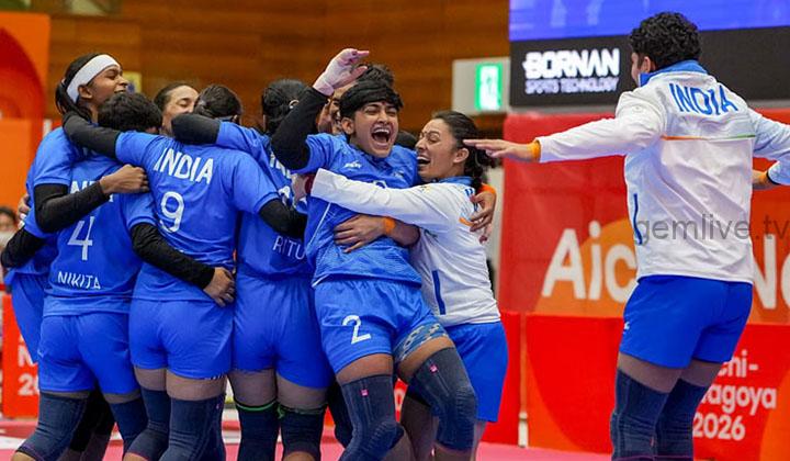 Asian Games : கபடியில் தங்கம் வென்று பெருமை சேர்த்த இந்திய மகளிர் அணி.!
